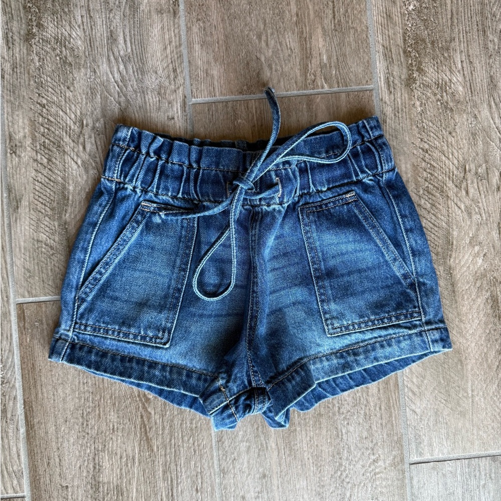 KK Youth KanCan Denim Drawstrin Shorts - Size 12 Kids